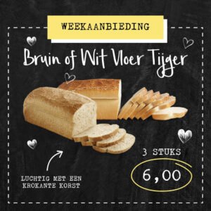 Bruin of wit vloer tijger 3 stuks 6 euro.